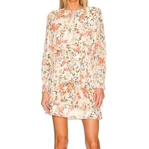 1. State Smocked Chiffon Mini Dress in Daybreak Watercolor Women’s Sz XL